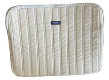 TUMI Beige iPad or Tablet Sleeve Quilted Case Protector Bag picture