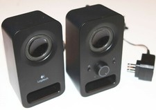 Logitech Z150 Wired Computer Speakers Set Pair S-00134 w/ Power Supply (Black) picture