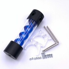 200mm G1/4 Blue Cylinder T-Vir Reservoir Helix Spension Water Cooling Tank picture