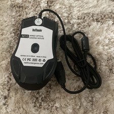 BLACK - REDTHUNDER CORDED WIRED OPTICAL USB GAMING MOUSE M10 BLACK picture