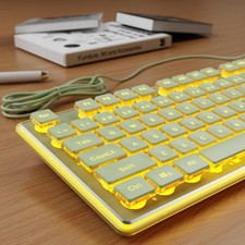SEUNKWANG EWEADN GX710S Backlit Computer Keyboards, Wired USB Keyboard with W... picture