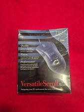 Vintage NEW IBM Versatile Scroll Computer Mouse Blue sealed in box Windows picture