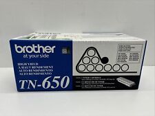 NEW Genuine Brother TN-650 High Yield Black Toner Cartridge TN650 OEM Sealed Box picture