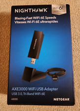Netgear A8000 Nighthawk AXE3000 WiFi USB Adapter USB 3.0 Tri-Band WiFi 6E NEW picture