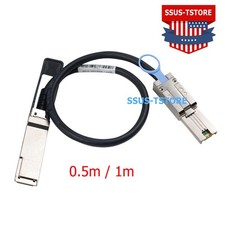40G QSFP SFF-8436 to SFF 8088 SAS Cable DDR HD For NetApp DS4243 DS4246 picture