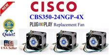 3x Quiet Replacement Fans for Cisco CBS350-24NGP-4X picture
