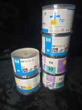 NEW HP DVD+R 8x 6 50 PACK SEALED PACKAGE 120 min video 4.7 GB DATA COMPACT DISKS picture