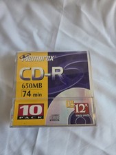 10 Pack Memorex CD-R 650MB 74min Professional Recordable Compact Discs picture