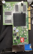 Tested ATI Radeon 9200 AGP 8X graphics card, 128MB DDR1, VGA, S-Video, RCA picture