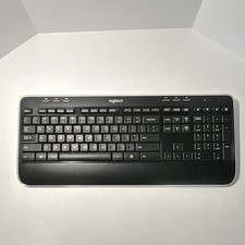 Logitech K520 Wireless Keyboard Black/Silver QWERTY English Multimedia Keys picture