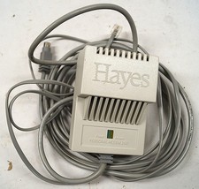 Hayes 3110US Personal Modem 2400 VTG w Ethernet Cable & 8 Pin PCIe Cable F153 picture