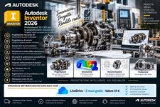 Autodesk Inventor Professional 2026 3D CAD Software Commercial License 1 Year picture