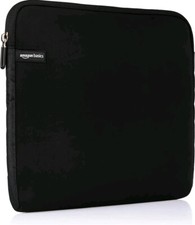 Amazon Basics 15.6-Inch Laptop Sleeve, Protective Case with Zipper - Black picture