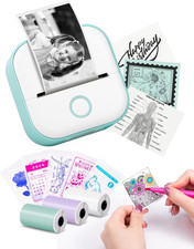 Memoking Sticker Printer - T02 Mini Printer Print Pods Portable Thermal Inkless picture
