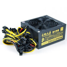 Modular Mining Power Supply PSU 8 Graphics GPU Miner 110v-220v 1800W 24+8 PIN picture