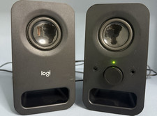 Logitech Z150 Multimedia Computer Speakers 2.0 PAIR TESTED WORKING  picture