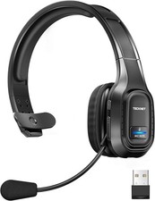 Trucker Bluetooth Headset AI Noise Canceling Mic Wireless On-Ear picture