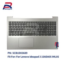 For Lenovo IdeaPad 3-15IML05 3 15ADA05 Palmrest Keyboard Touchpad 5CB1D03689 US picture