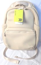All In Motion Large Cream Colored Backpack w/ Multiple Pockets-Brand New picture
