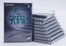 Mitsubishi Green Tune CD-R Audio 74 min For Mastering MUR74GT1 Japan 50 packs picture
