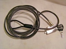 NOBLE DELL LAPTOP PLUS 6' CABLE, LOW PROFILE Wedge Lock, & 2 FLAT KEYS TZ08T? picture