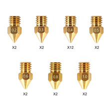 Official MK8 Ender 3 Nozzles 24 Pcs 3D Printer Brass Nozzles Extruder for Ender picture