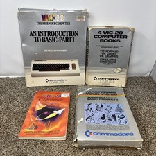 Commodore Vic 20 Books And Tape Programs Lot picture