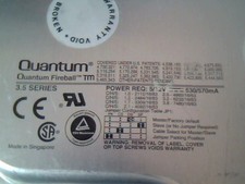 Hard Drive IDE Quantum Fireball 1280AT TM TM12A012  Rev 01-D ATMB 24K0 picture