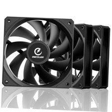 FA120 120mm Case Fan 3 Pack, Quiet PC Cooling Fan with 4-Pin PWM Smart Speed picture