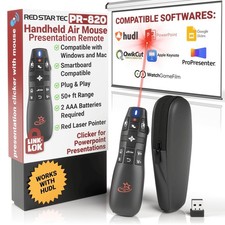 RED STAR TEC PR-820 Air Mouse Presentation Clicker Laser Pointer picture