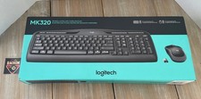 Logitech MK320 Wireless Desktop Keyboard and Mouse Combo Black Brand New Sealed picture