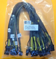 (6 Pack) New Dell PowerEdge Server GPU Riser Power Cable Kit T34N0 DPHJ8 NFW0K picture