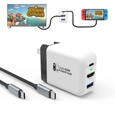 65W Portable Dock Charger for Nintendo Switch, Compatible with Switch OLED/St... picture