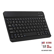 Ultra-Slim Bluetooth Keyboard Portable Mini Wireless Keyboard Black picture
