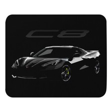 2022 Black vette C8 Mouse pad picture