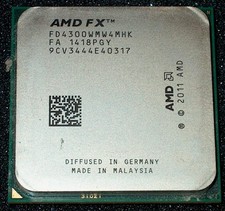 AMD FX-4300  3.8 GHz QUAD-CORE PROCESSOR, FD4300WMW4MHK, AM3+, US SELLER picture