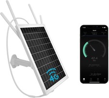 LASTCOW 4G LTE Solar WiFi Router 15W 26000mAh Battery SIM Slot IP66 Outdoor picture