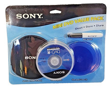 Sony Mini DVD-R 10 Pack 1.4GB 30 Min Handycam Value Pack 10DMR30R1H/VP NEW picture