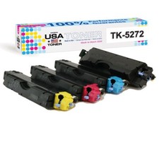 Toner for Kyocera ECOSYS P6230cdn,TK-5270K/C/M/Y (CMYK,4 cartridges) - EURO CHIP picture
