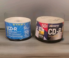 MEMOREX &  DYNEX CD-R 50 PK & 34 pack Spindle 52X & 40X 700MB 80min Blank  picture