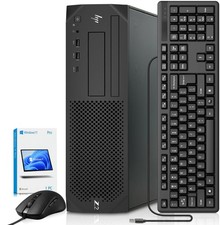 HP Z2 G4 Workstation PC Intel i7-8th, 32GB RAM 1TB SSD 1TB HDD, Wi-Fi Windows 11 picture