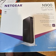 Netgear N900 450 Mbps Wireless Dual Band Gigabit Router (WNDR4500) No Cables picture