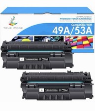 TRUE IMAGE Toner Cartridge Compatible for 49A Q5949A 53A Q7553A  TIH-Q5949A-2PK picture