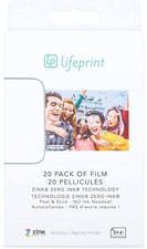 20 Pack of Film for  Augmented Reality Photo and Video Printer. 3X4.5 Zero In... picture