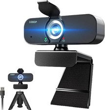 Camara Web Para PC Laptop Computadora 1080P Full HD USB Con Microfono Streaming picture