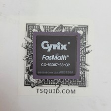 Cyrix FasMath CX-83D87-33-GP 33MHz Math Coprocessor FPU 386DX Vintage CPU picture