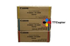 Canon iR 6800C/C6800 Starter Set (GPR-14) Cyan, Magenta & Yellow CMY Combo picture