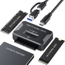 M.2 hard drive base, NVMe/SATA solid-state portable hard drive enclosure picture