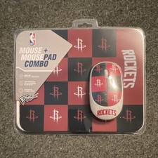 Tech for Fans Houston Rockets Mouse Pad Combo, Non-Slip Patterned Red/Black picture