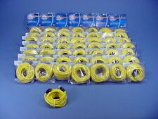 50 Leviton Yellow Cat 5e 15 Ft Ethernet LAN Patch Cords Network Cables 5G455-15Y picture